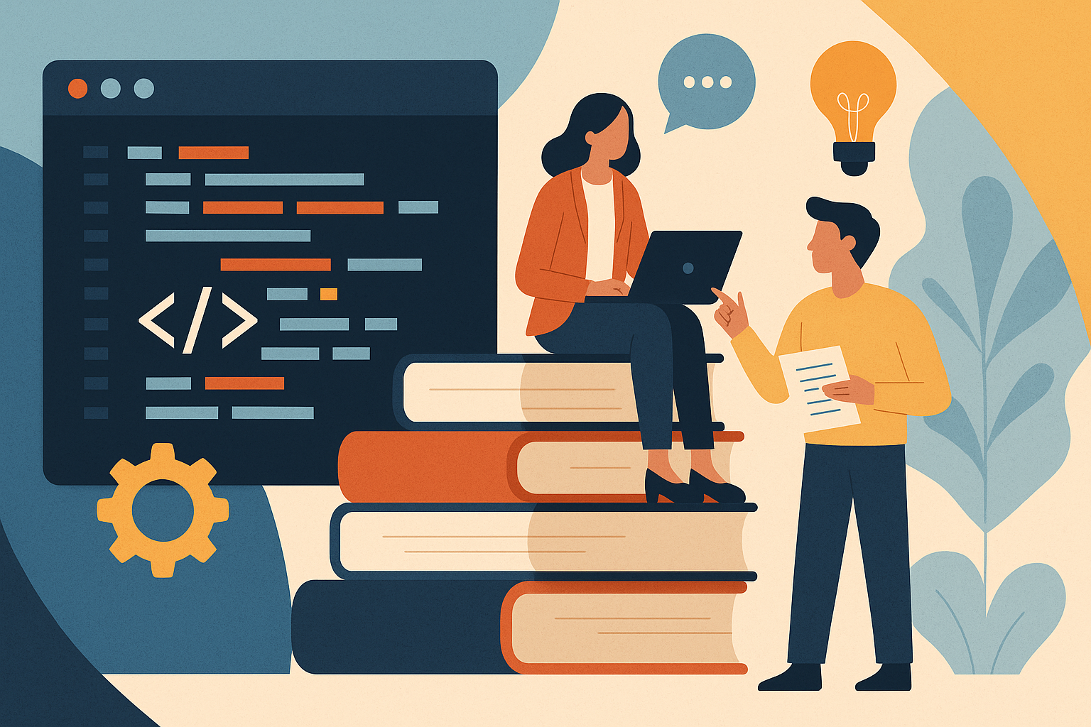 image of product managers and books